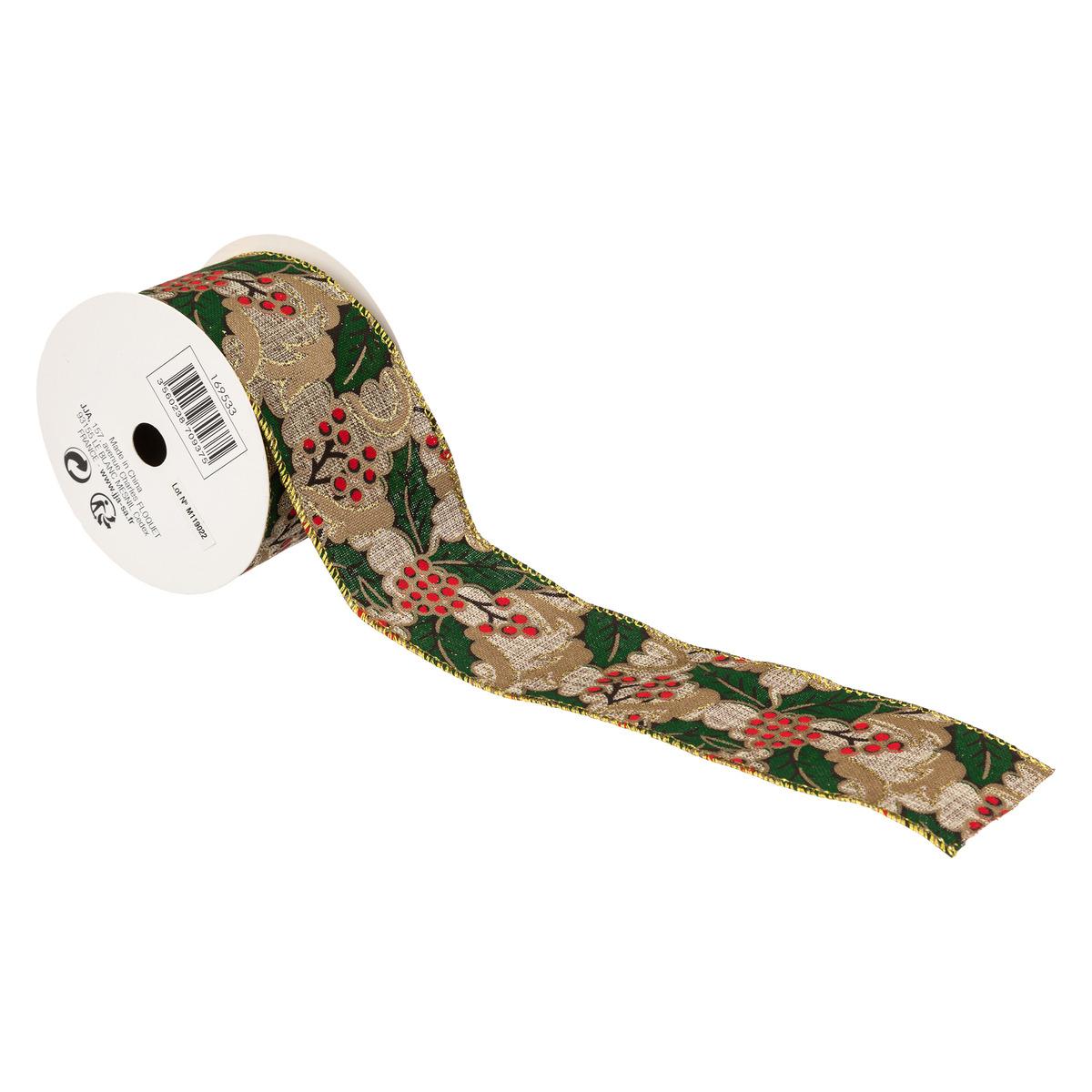 RUBAN TEXTILE IMPRIME 5CMX3M