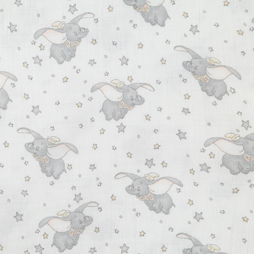 Lot de 3 langes en gaze de coton Dumbo