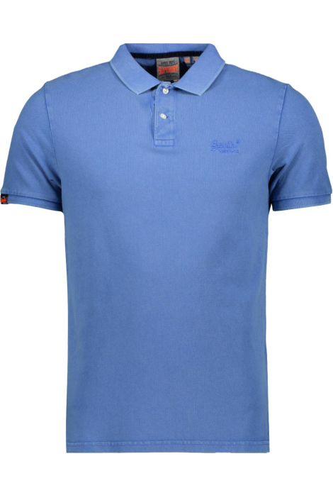 Superdry blauwe heren polo