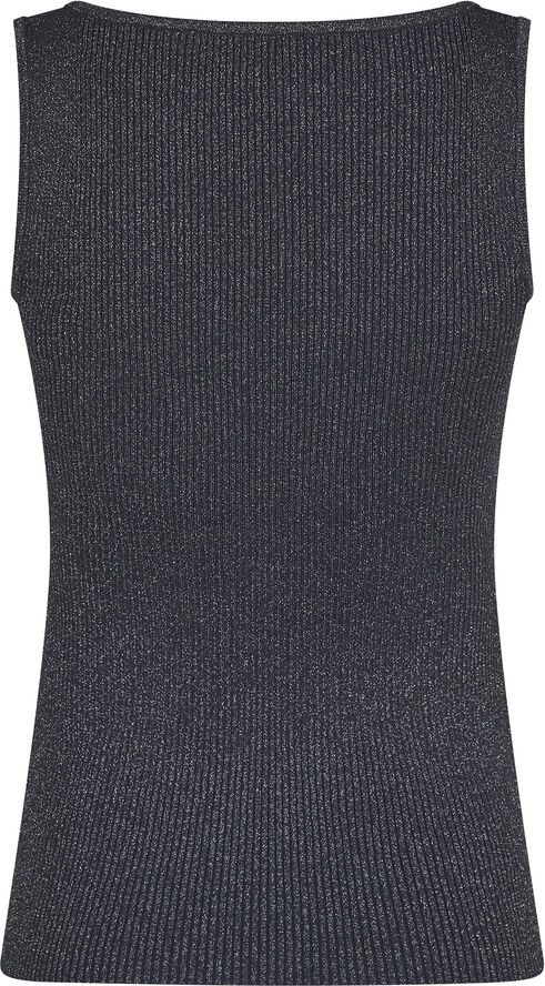Neo Noir Talia Glitter Knit Top Midnight blue