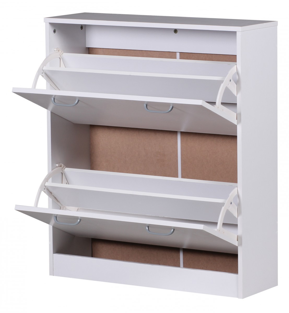 Schuhschrank - weiß - 75 cm breit