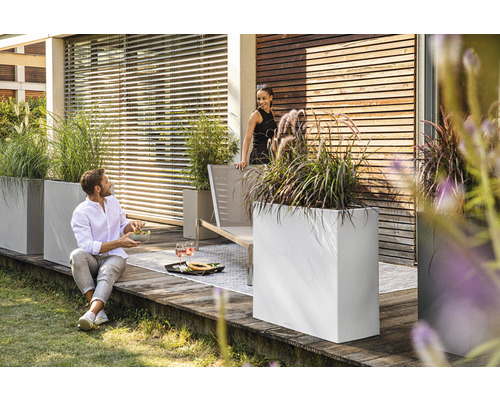 Lechuza Canto Stone kamerverdeler, 82 x 37 x 75,6 cm, kwartswit