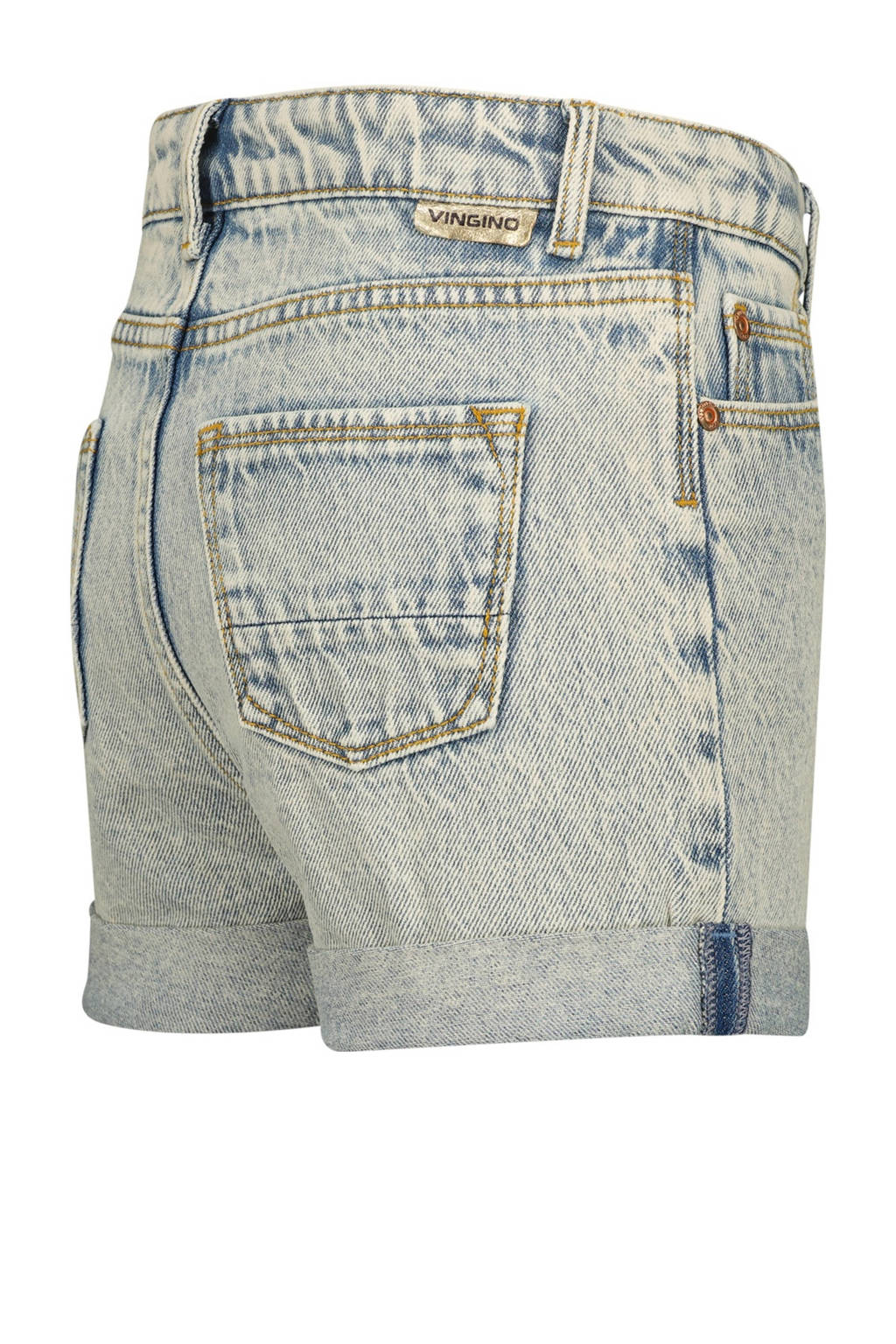 Vingino high waist denim short Dewi light vintage