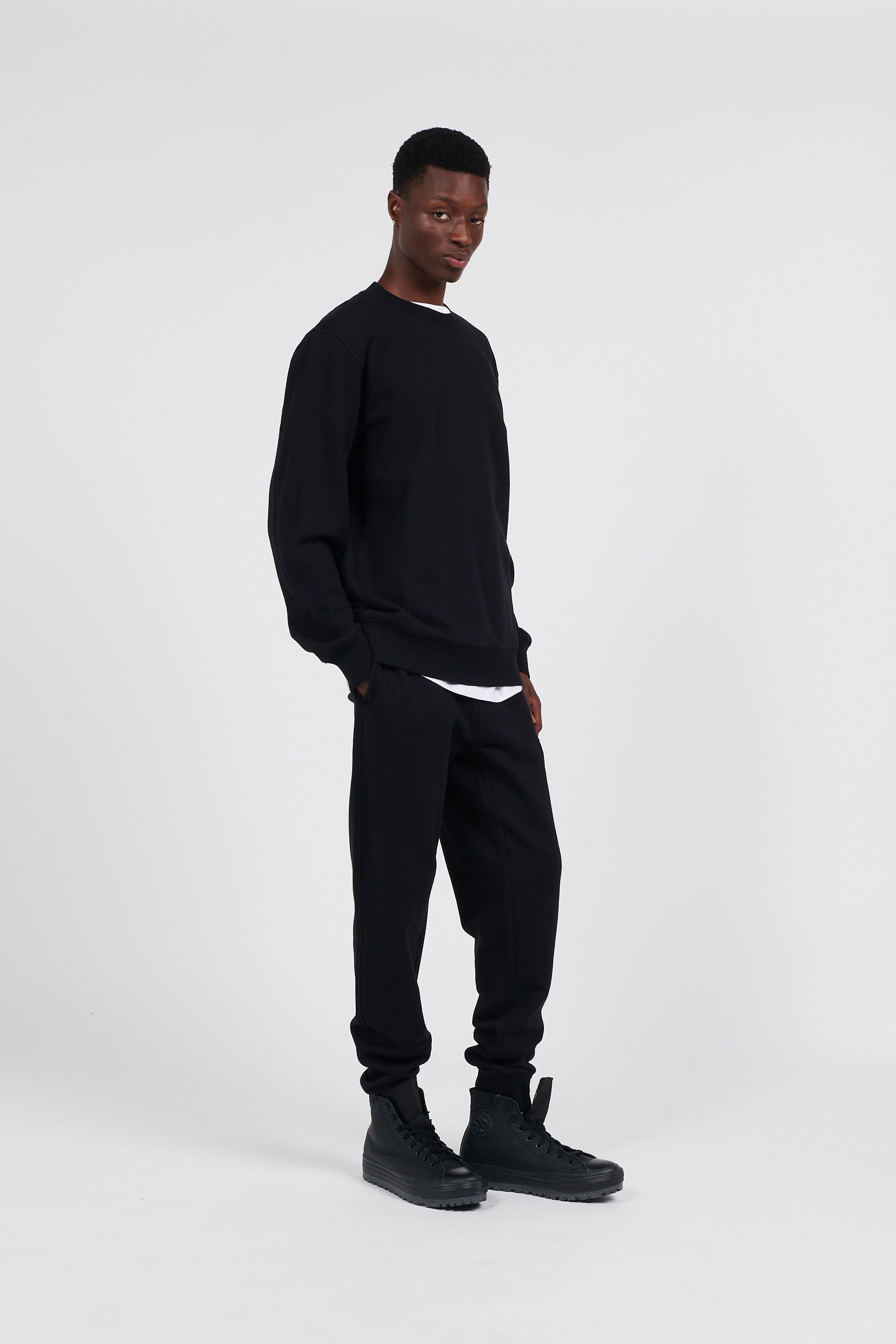 C.P. COMPANY Sweatshirt DIAGONAL RAISED FLEECE LENS SWEATSHIRT Noir