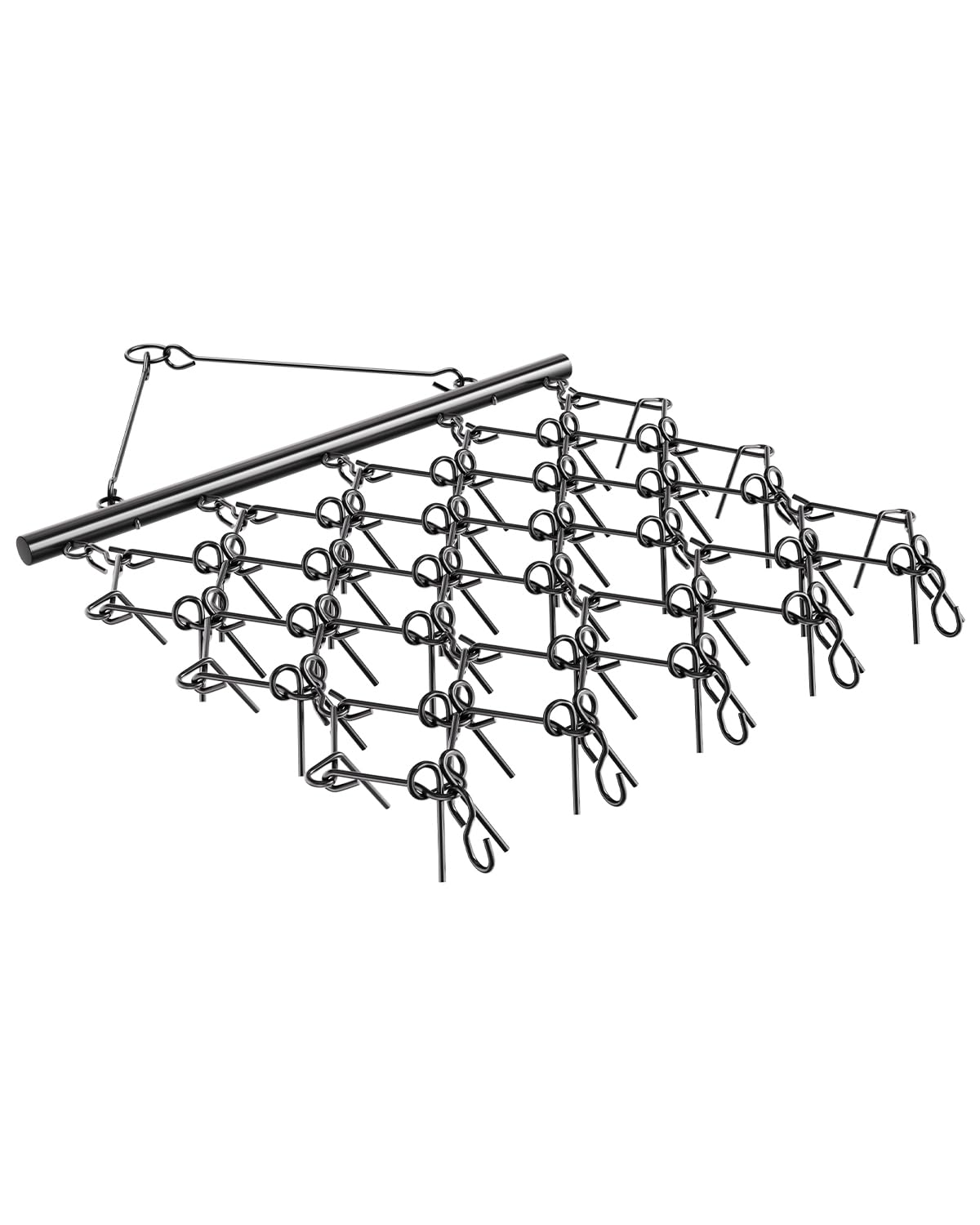 VEVOR Wiesenegge, 178x147x11cm, Wiesenschleppe mit 60 Zähnen, geeignet für ATV- & UTV-Traktoren, für Bodenvorbereitung, Aussaat, Glättung von Landschaften & die Instandhaltung von Kiesauffahrten