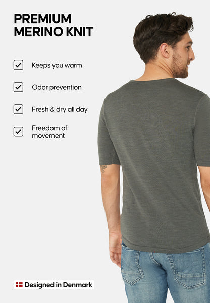 MERINOULD BASELAYER T-SHIRT TIL MÆND