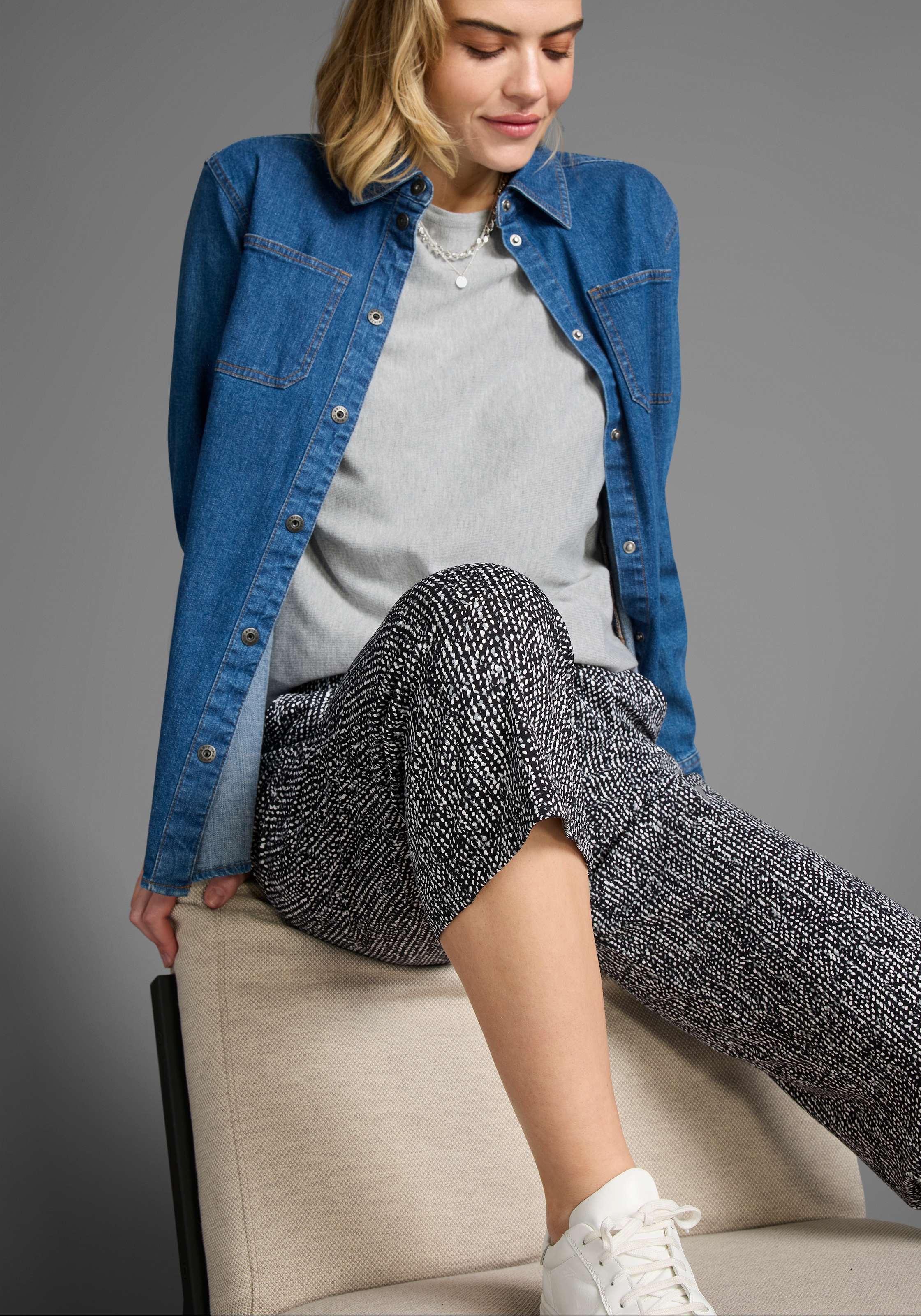 Laura Scott Culotte  mit Alloverprint