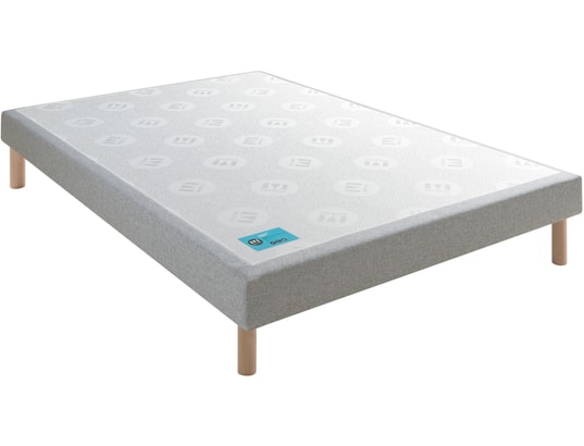 MERINOS - Sommier  90 x 200 Du Matin chine gris clair 0920