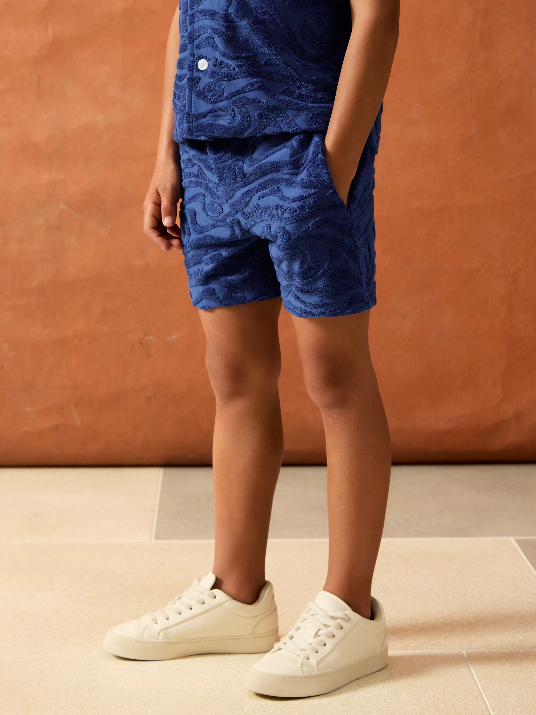 Helderblauw - Reiss Marko Shorts