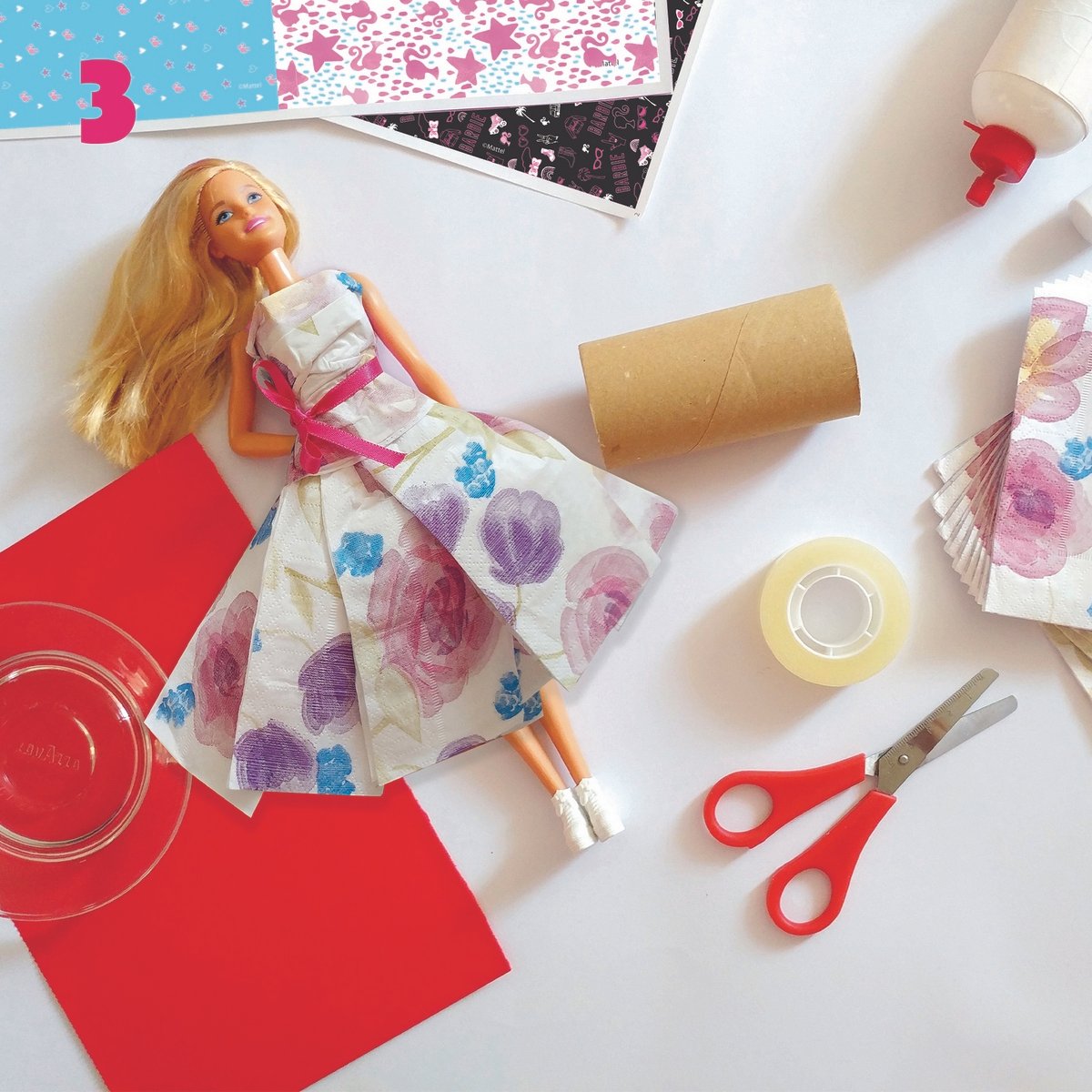 Barbie - atelier de mode avec poupée