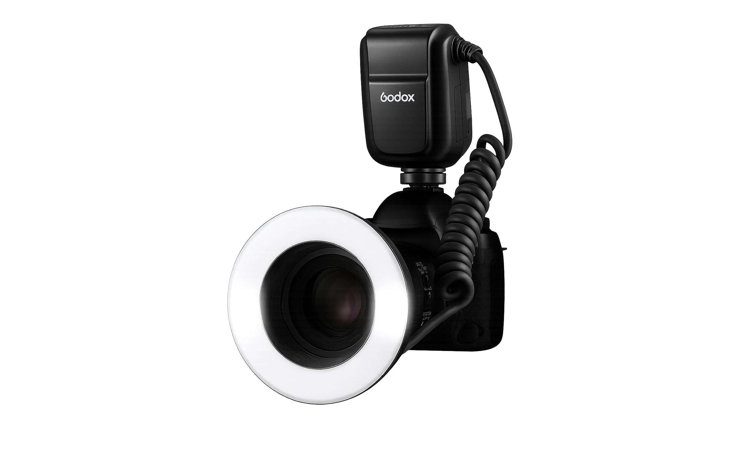 Blitzgerät MF-R76S Makro-Ringblitz für Sony<br>Makro-Ringblitz für Canon mit TTL-Unterstützung und Lithium-Akku