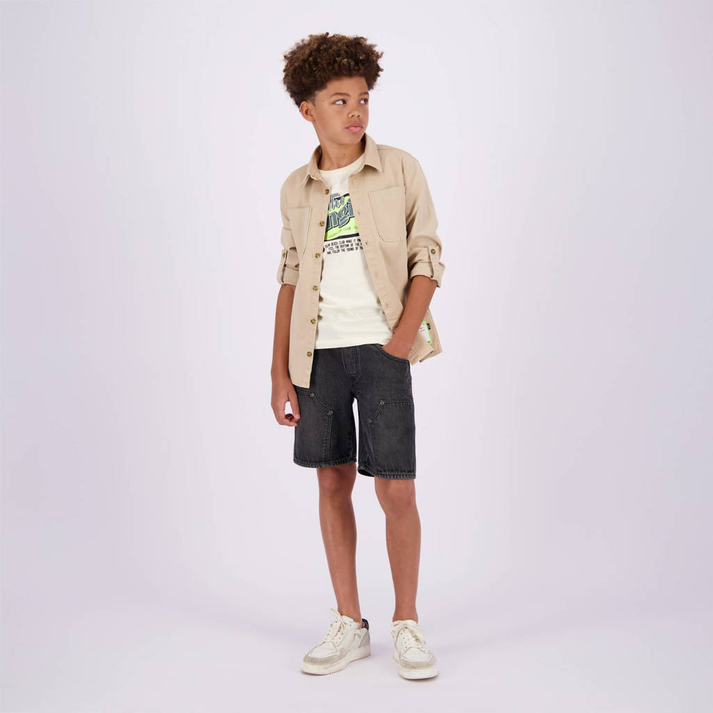 Vingino overhemd Lex beige