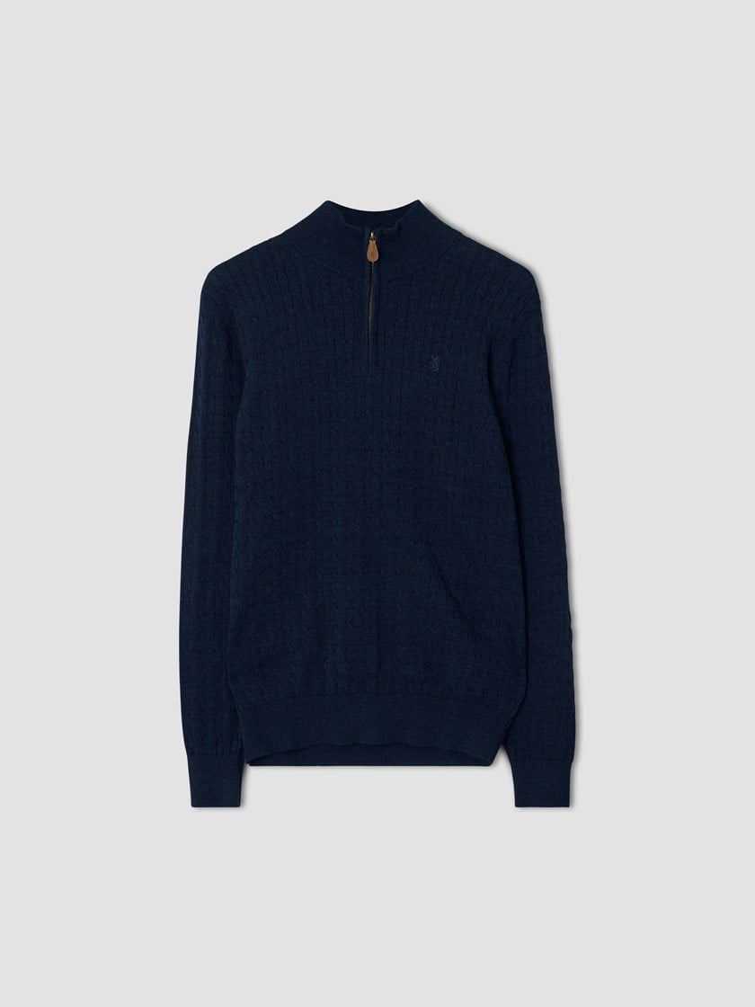 Coast zip genser Navy Blazer