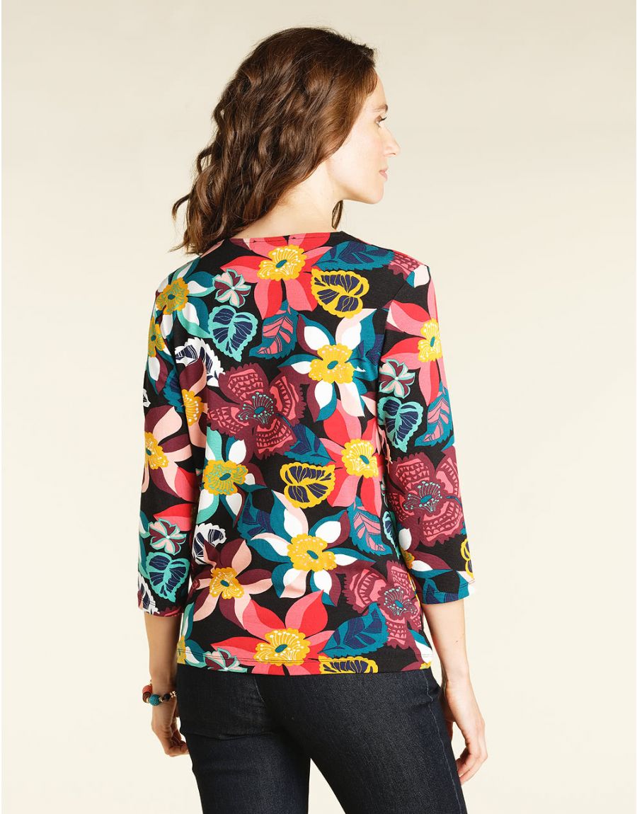 T-shirt rouge imprimé