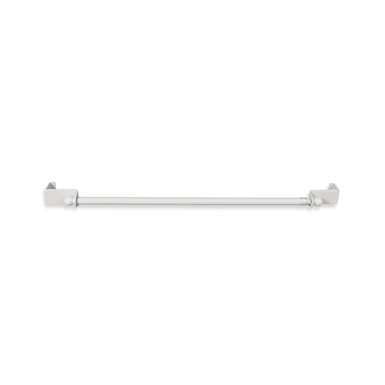 Spannfix-Gardinenstange - weiß - 40-60 cm