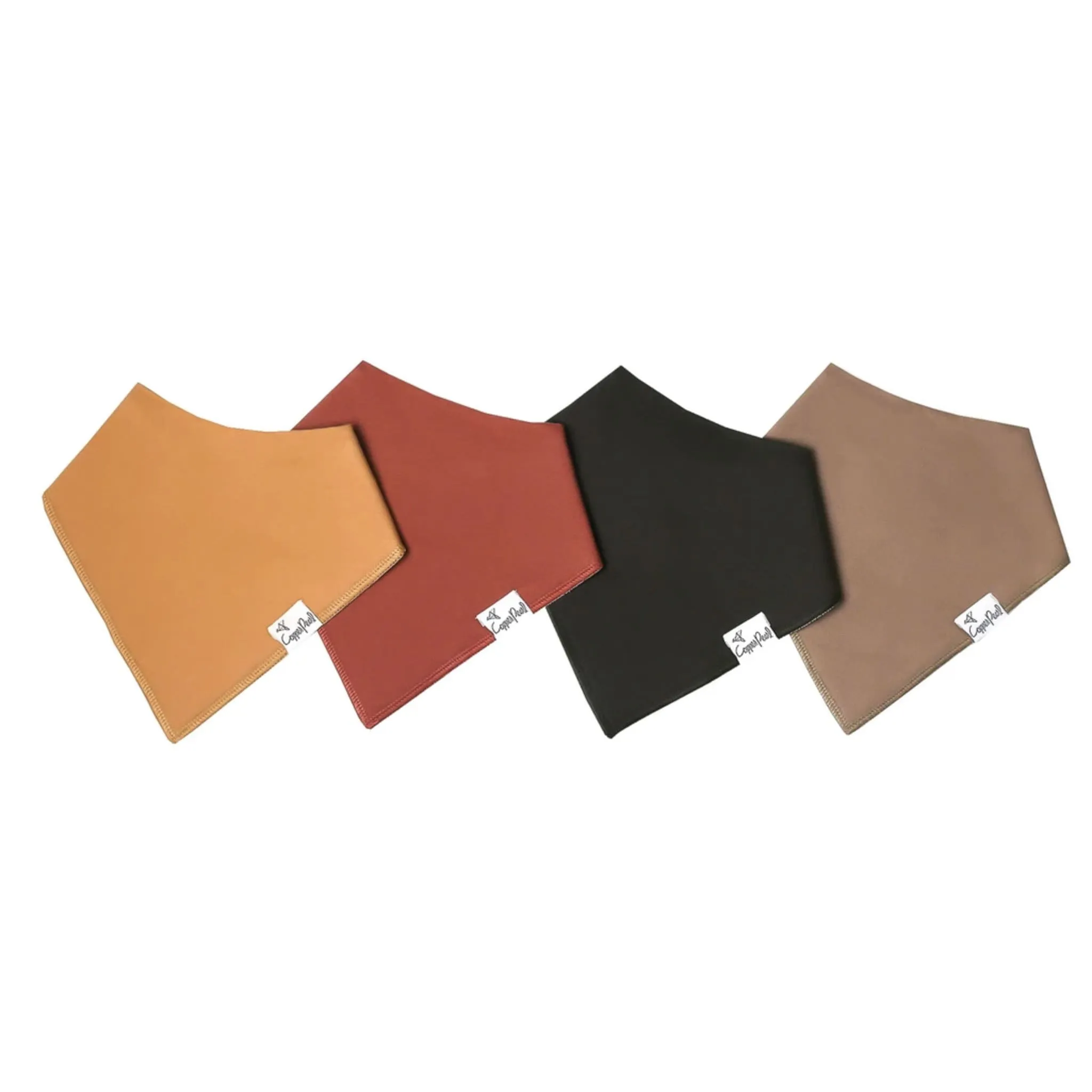 Copper Pearl Bavoirs Paquet de 4 - Terre Dune