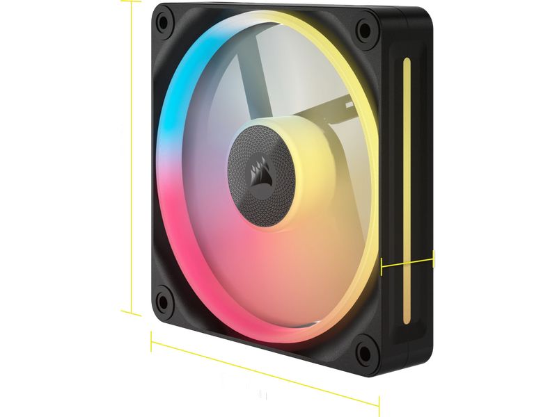 Corsair PC-Lüfter iCUE LINK LX120-R RGB 120-mm-PWM-Lüfter