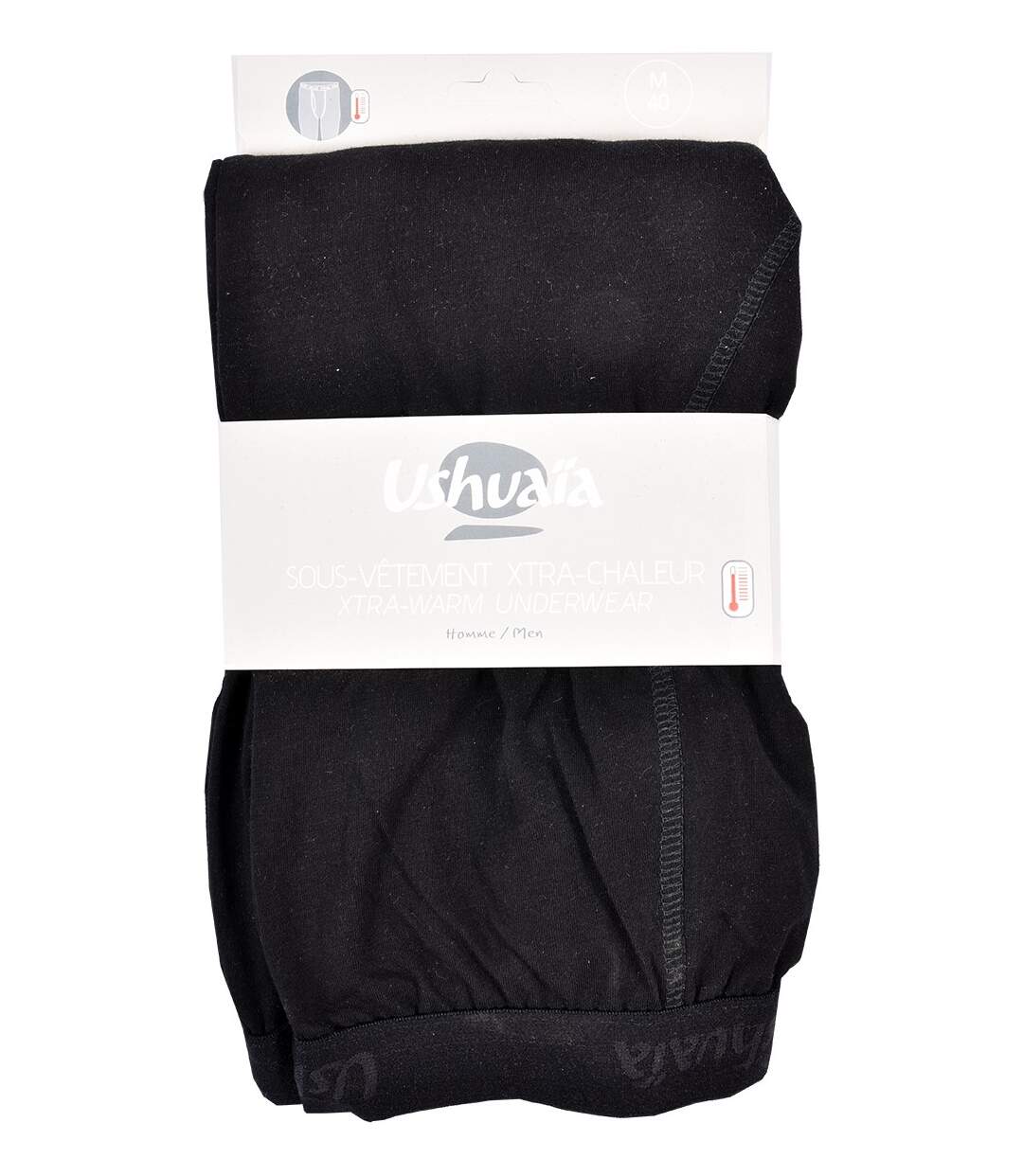 Caleçon homme USHUAIA THERMO USHR111 NOIR