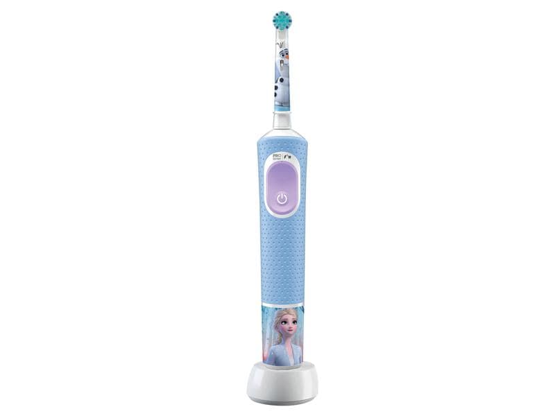 Oral-B Rotationszahnbürste Vitality Pro Kids Frozen Hellbla Elektrische Zahnbürste Disney