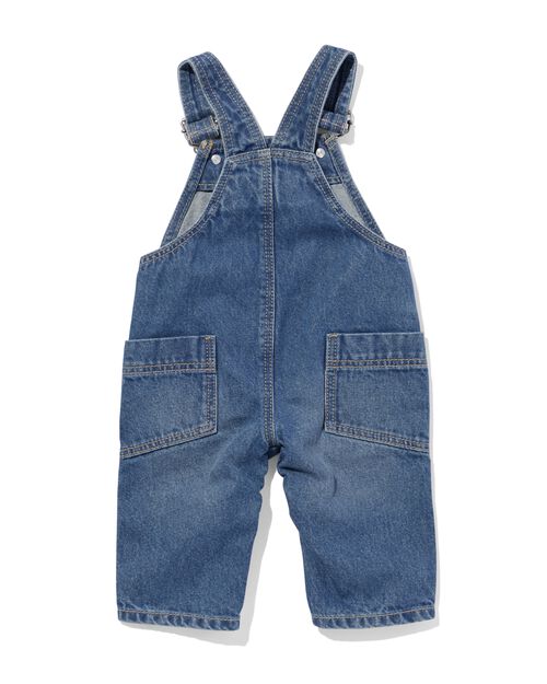 salopette en jean pour bébé bleu moyen