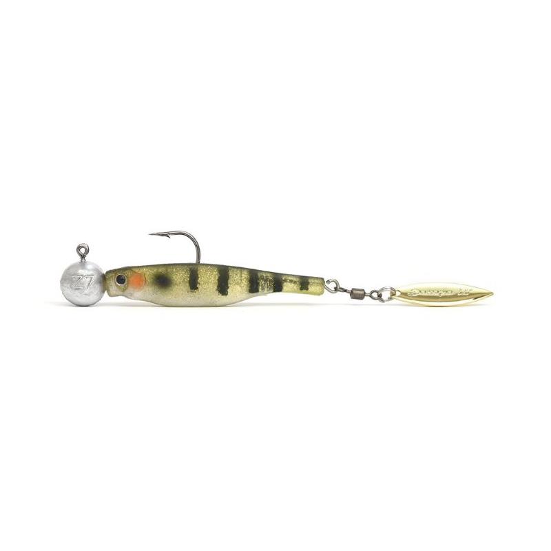 Leurre Souple Armé Hyperlastics Dartspin 3.5' Round Jighead - 9Cm
