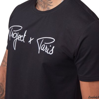Tee-shirt à manches courtes homme Basic Broderie PROJECT X PARIS
