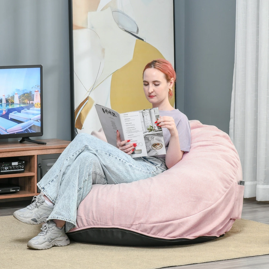 HOMCOM Sitzkissen rosa