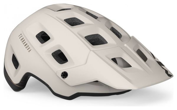 Casque All-Mountain MET Terranova Blanc Bronze Mat