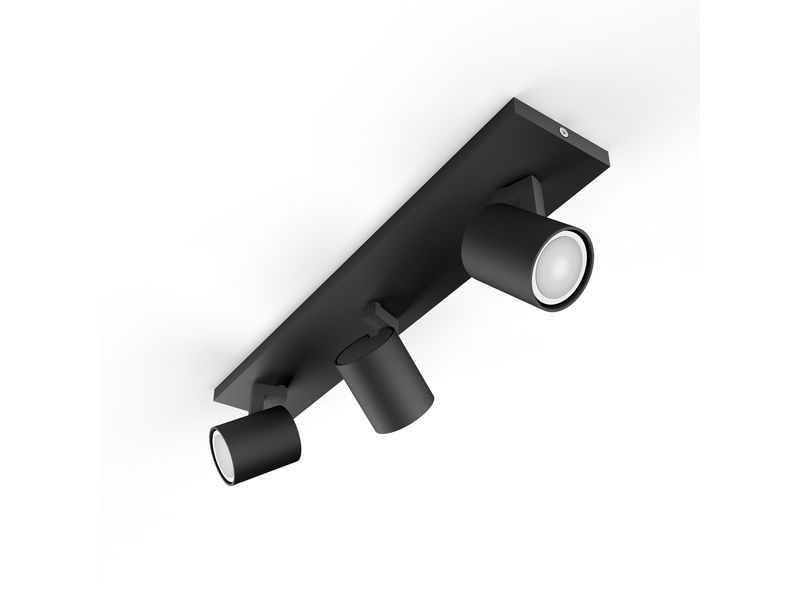 Philips Hue White Ambiance Runner 3er-Spot Schwarz Flexibles Licht für jeden Raum