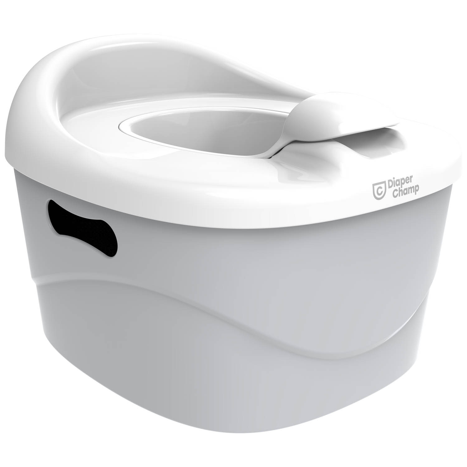 Diaperchamp Potty 3-in-1 grijs - potjes & toiletverkleiners - Prénatal