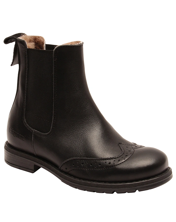 Boots MAI gefüttert in schwarz
