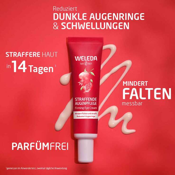 Weleda straffende Augenpflege Granatapfel & Maca, 12 ml