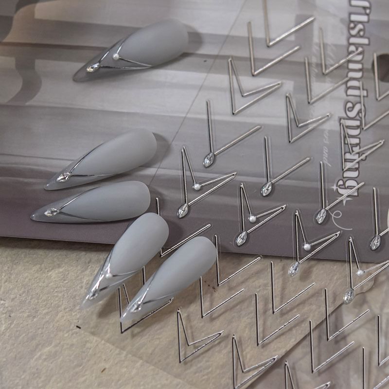 swarliss - V-vormige nagelstickers