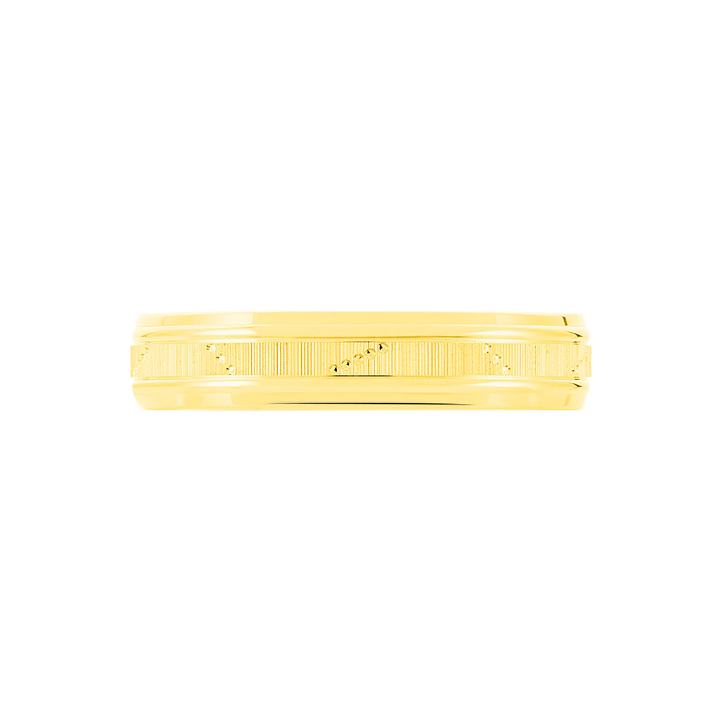 Alliance Memouna Ruban Plat Or Jaune