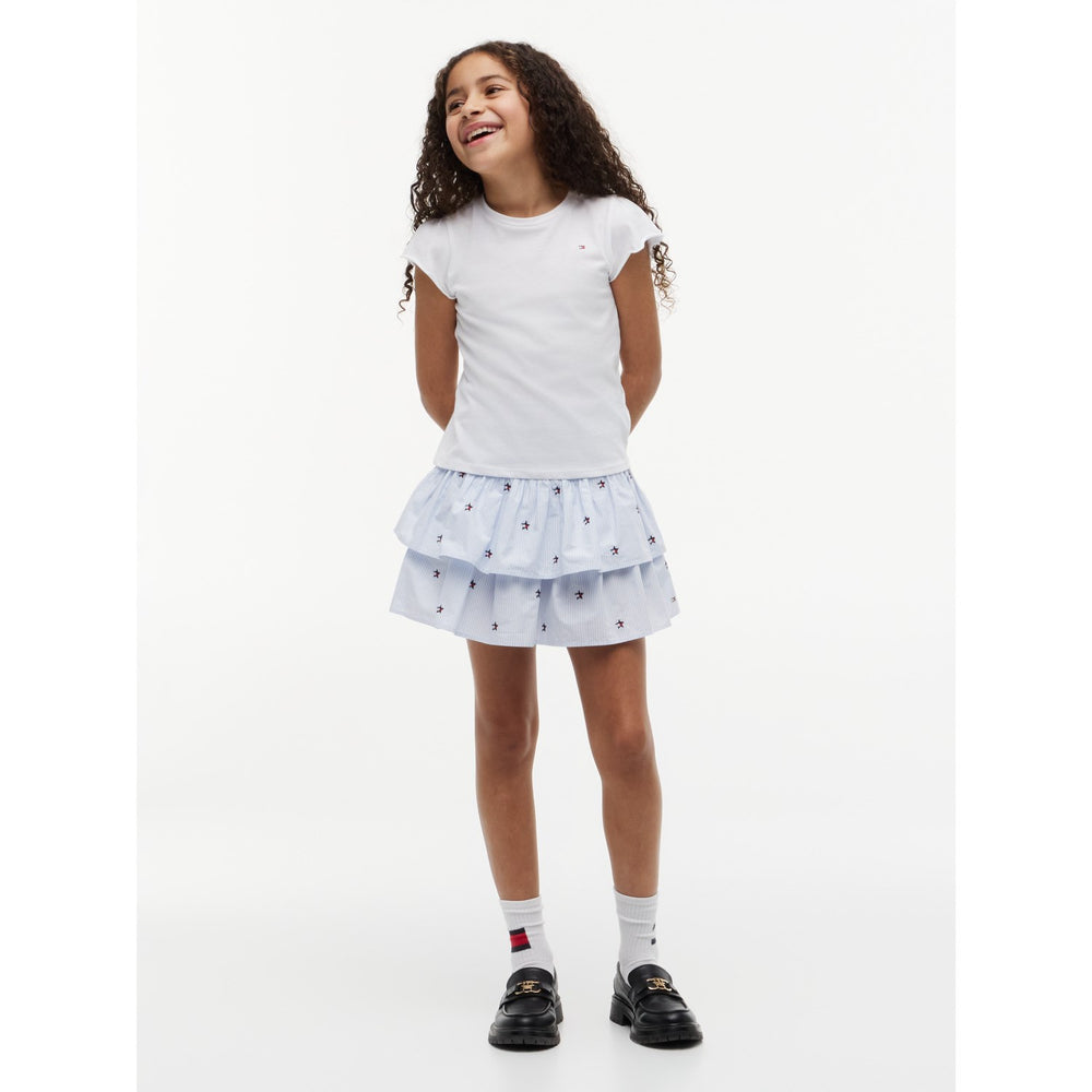 Køb Tommy Hilfiger Sweet Blue Stripes Star Stripes Nederdel