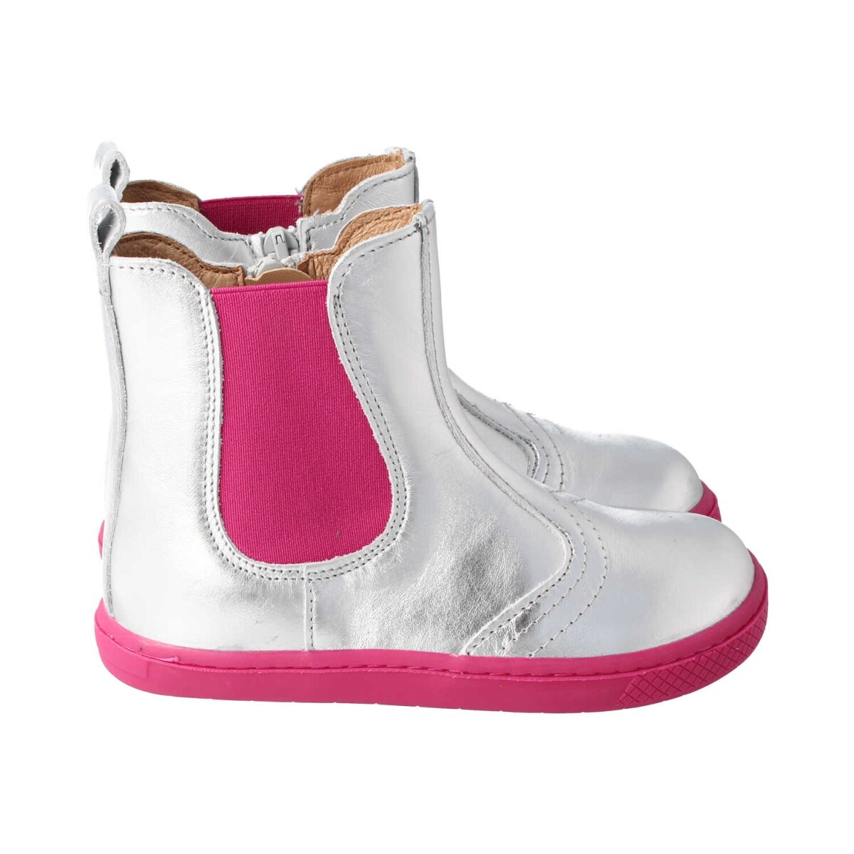 ML4110-3 silver CHELSEA-CITY nappa leather zipper Weite/M