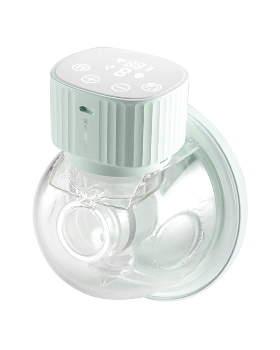 Kikkaboo elektrische Milchpumpe Noa 150 ml Flasche Touchscreen Speicherfunktion hellgrün