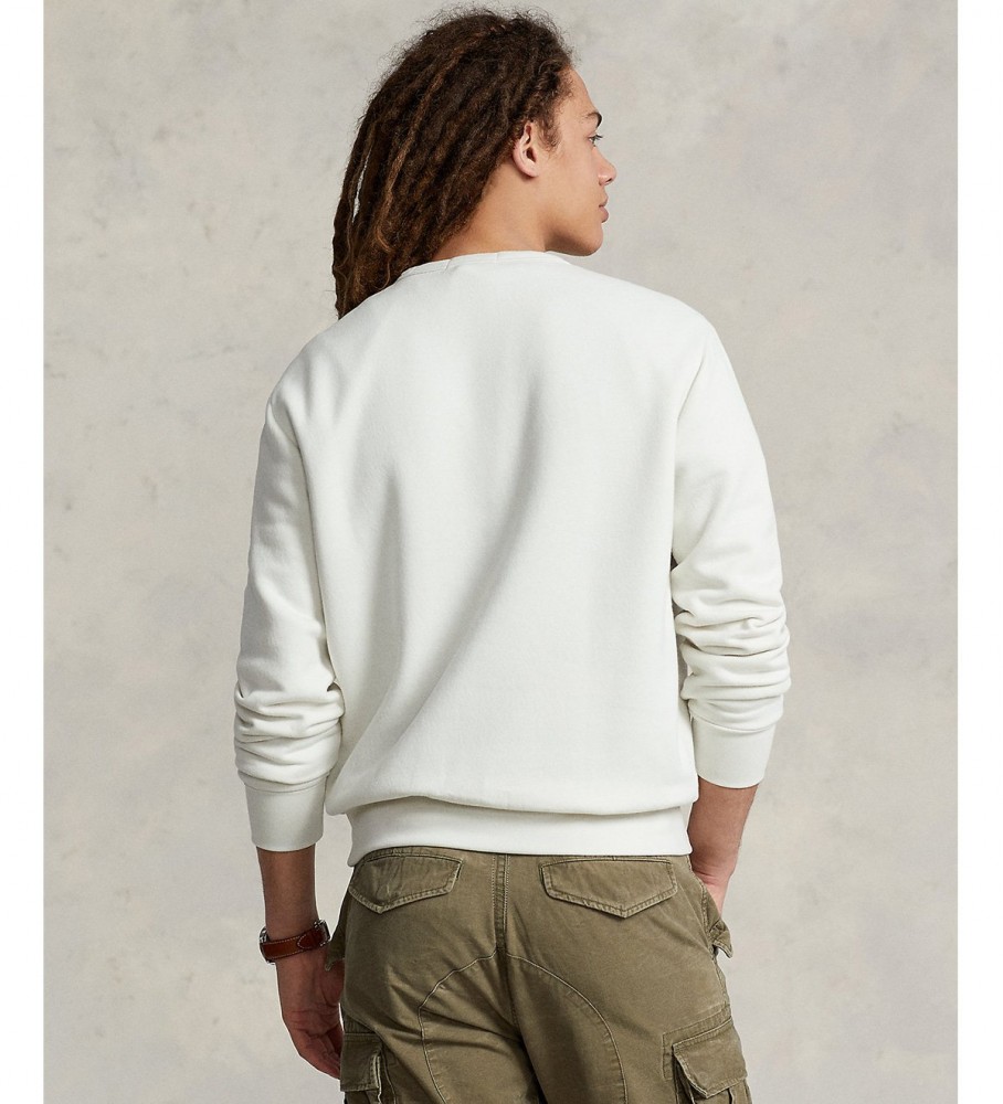 Moletom Ralph Lauren branco com logo