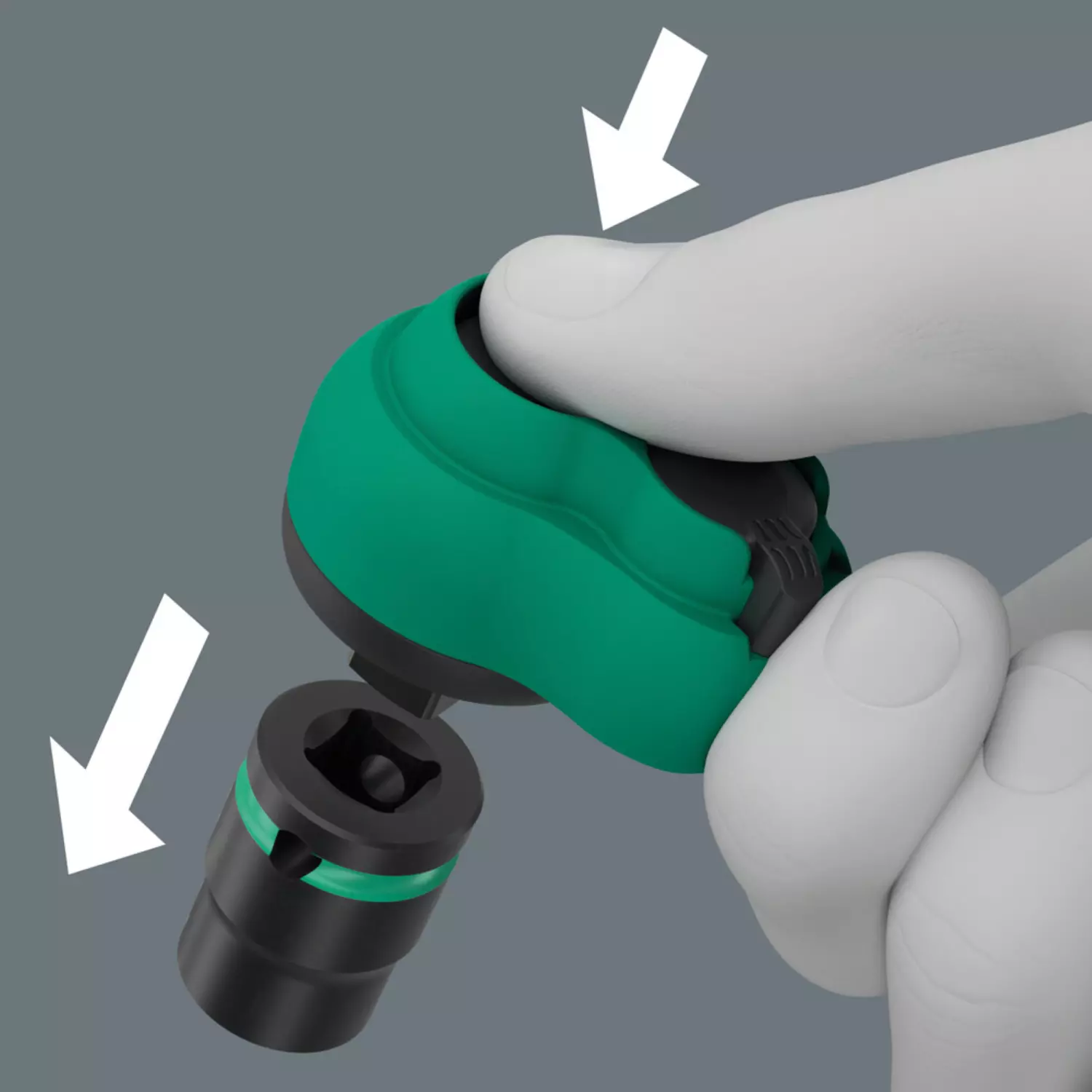 Wera 05005530001 16-delig 8100 SB 12 Zyklop Comfort ratelset, omschakelpal, 3/8