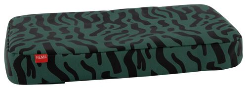 coussin pour porte-paquet 32x16x4 vert
