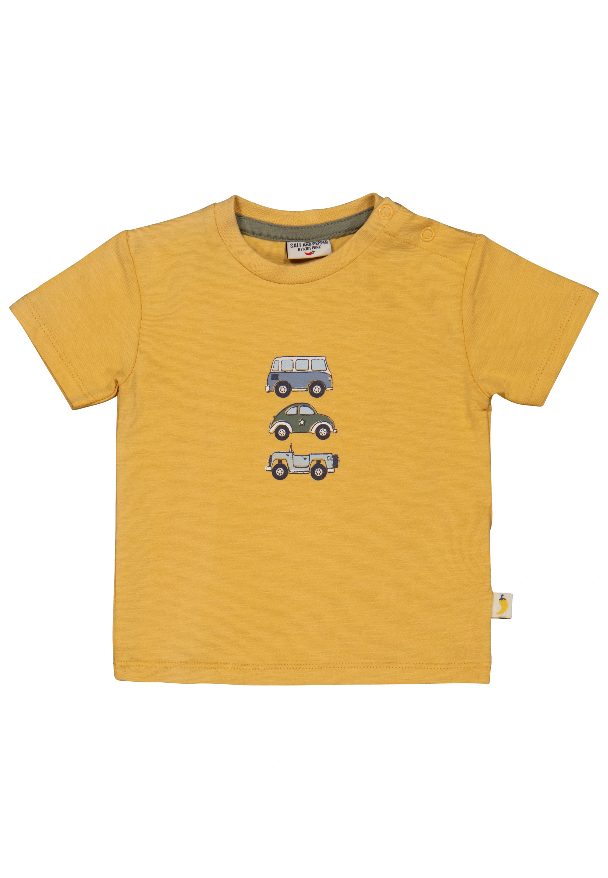 T-Shirt FAHRZEUGE in corn yellow
