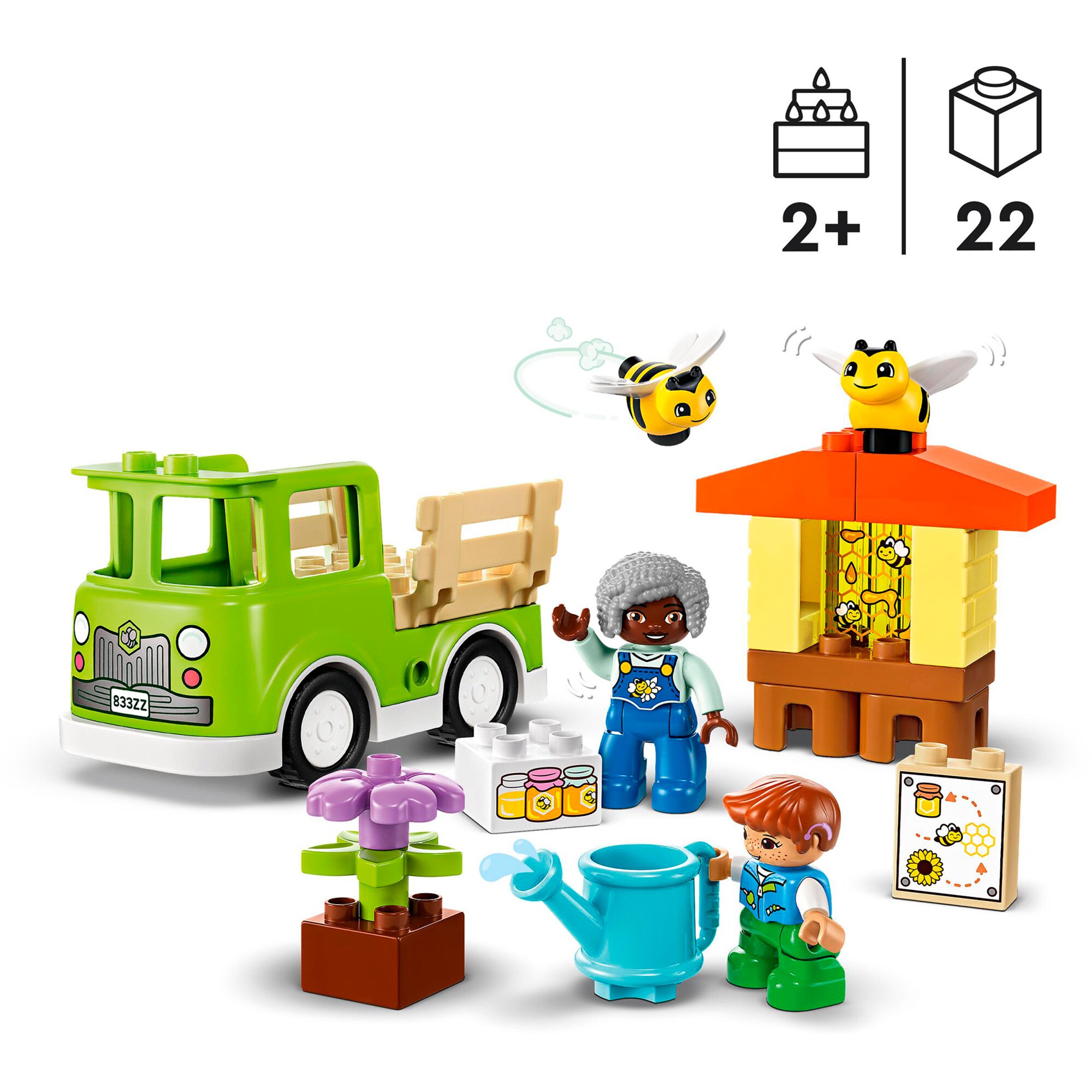 LEGO Konstruktionsspielzeug DUPLO Imkerei und Bienenstöcke