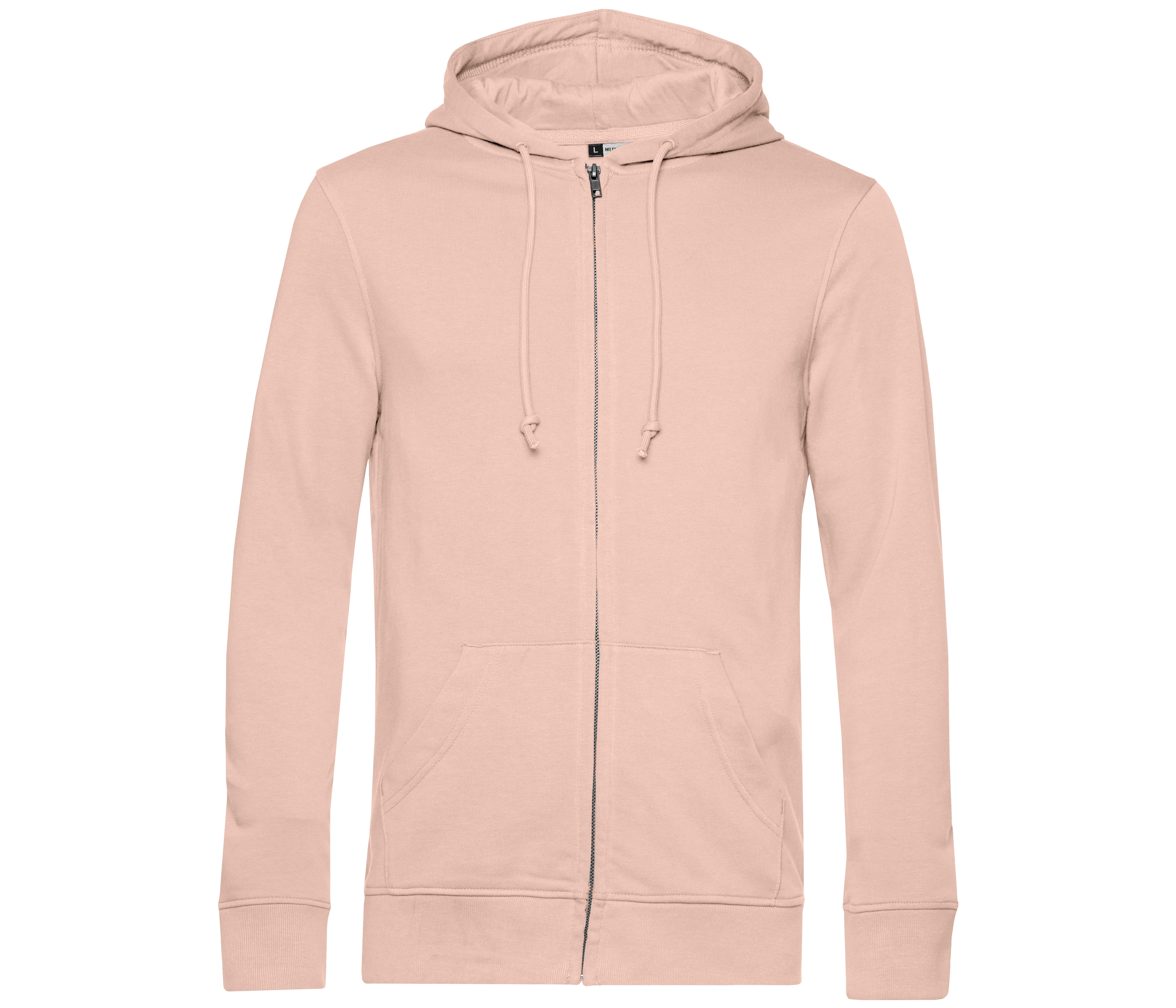B&C BCU35B - Sweat capuche zippé organique