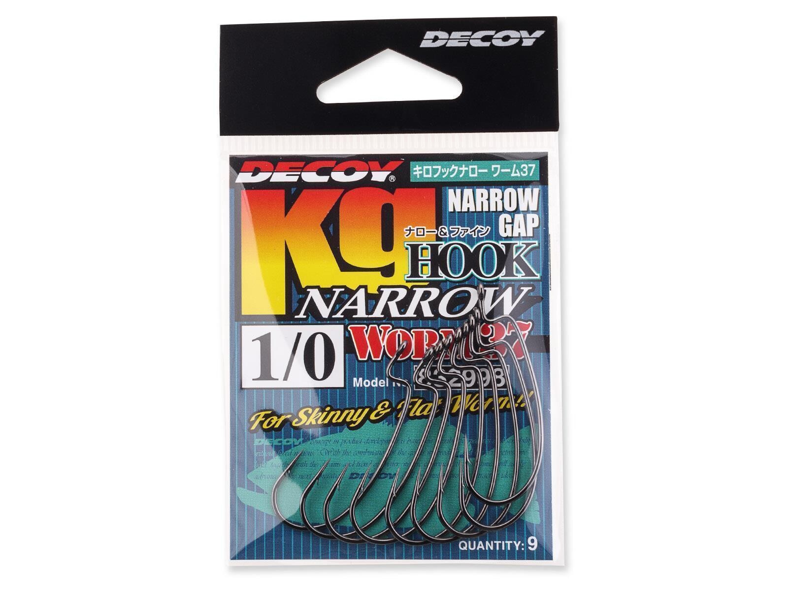 Kg Hook Narrow Worm37 - Gr. 3(DECOY)