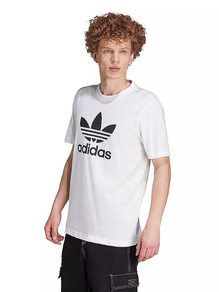 ADIDAS ORIGINALS T-Shirt TREFOIL  weiss