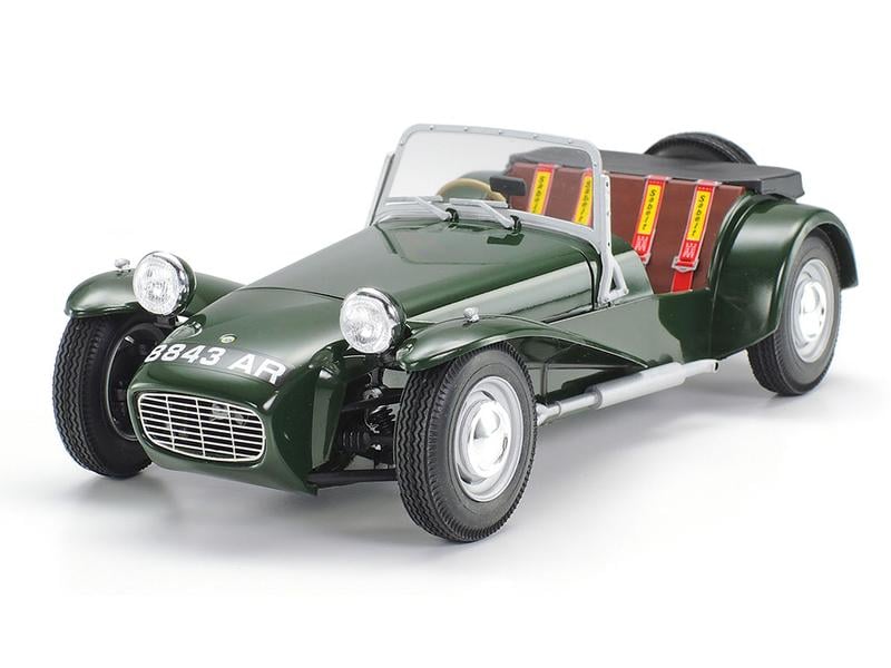 Tamiya Bausatz Lotus Super Seven Series II 1:24 Detailgetreuer Modellbausatz im Massstab 1:24