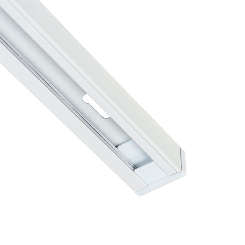 Rail 1 meter wit voor 1-fase rail - Iconic