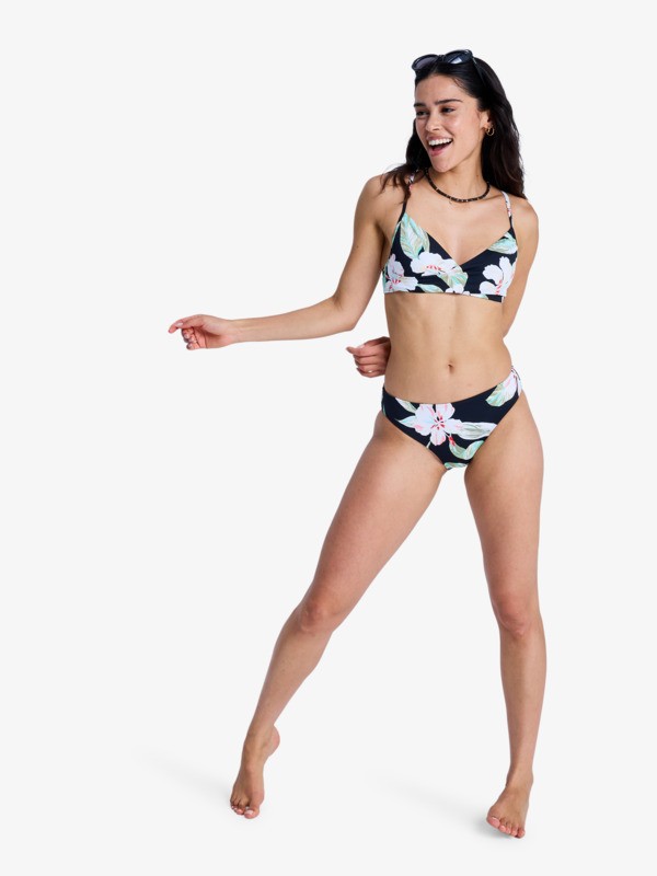 Printed Essentials Hipster Bas de bikini hipster Noir Femme