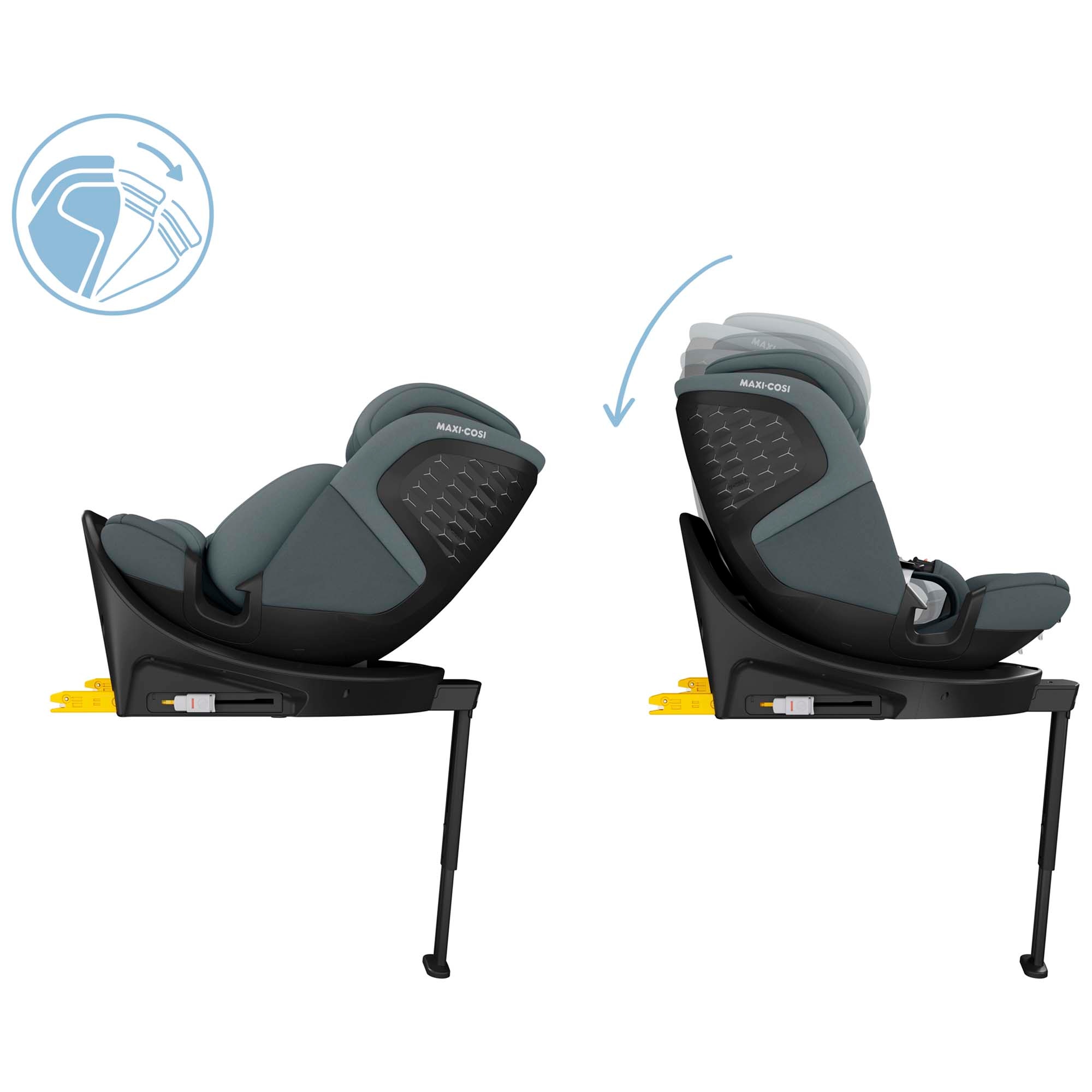 Maxi-Cosi Emerald 360 S i-Size grijs - autostoelen groep 1 - Prénatal