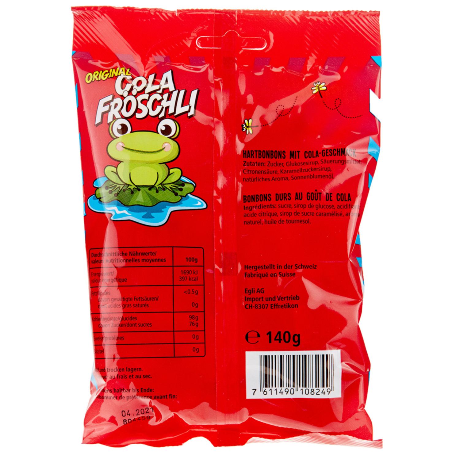 Cola Fröschli Bonbons
